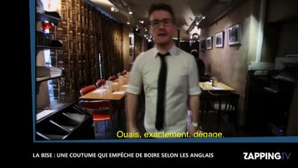 La bise à la française : une coutume qui empêche de boire selon les anglais (Vidéo)