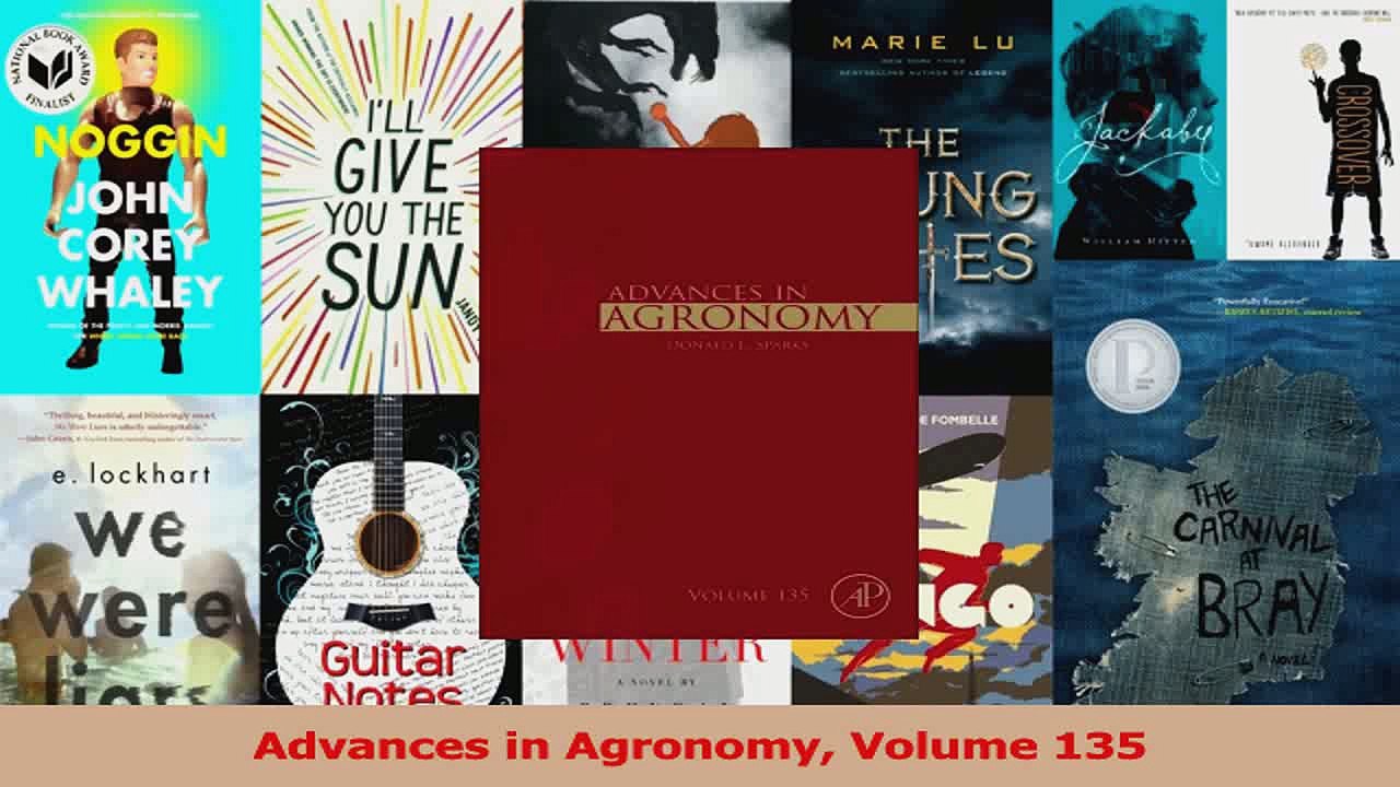 PDF Download  Advances in Agronomy Volume 135 Read Full Ebook