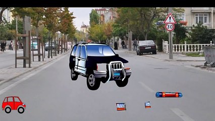 oyuncak arabalar çizgi filmi polis ve kamyon,206