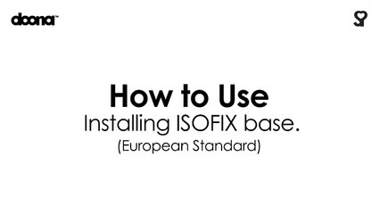 Base isofix pour siège auto DOONA de Simple Parenting