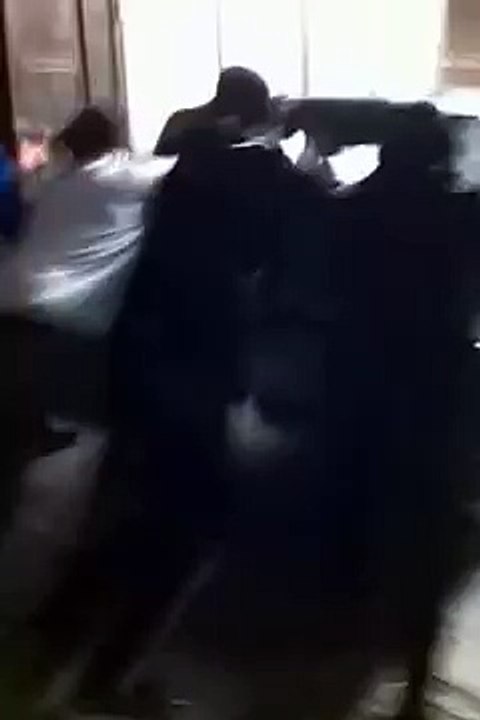 Car speeding down the stairs (New Year 2016)