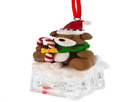 Ура Купил себе отличный подарок на день рождения - Сувенир новогодний светящийся Мишка на льдинке в г. Белгород