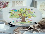 Приличный подарок на все случаи жизни - Тарелка декоративная с вашим текстом Семейное дерево в г. Казань