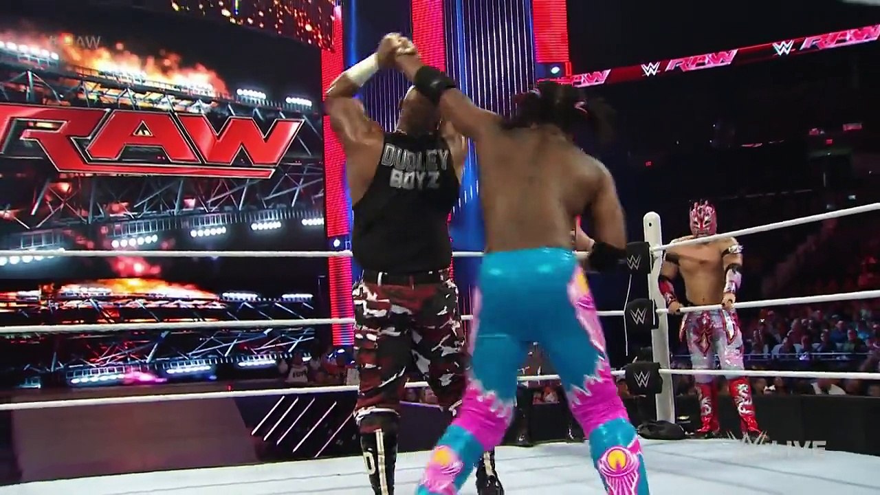 Kalisto & The Dudley Boyz vs. The New Day Raw, January 4, 2016