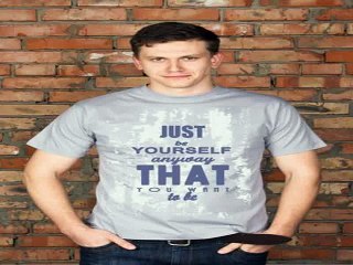 Незаменимый подарок на все случаи жизни - Футболка мужская с вашим текстом Just be в г. Челябинск