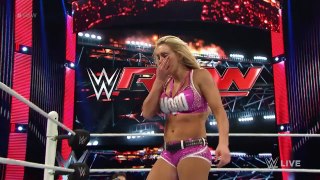 Becky Lynch vs. Charlotte WWE Raw, January 4, 2016