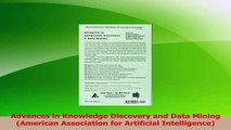 PDF Download  Advances in Knowledge Discovery and Data Mining American Association for Artificial Read Full Ebook