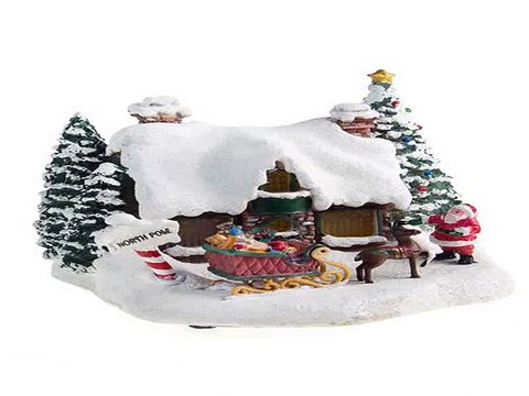 Роскошный и недорогой подарок на именины - Украшение для интерьера Домик Деда Мороза в г. Тверь