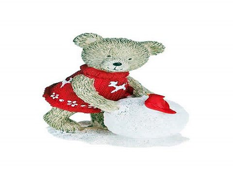 Купил отличный подарок на день рождения - Фигурка Миша в свитере со снежком в г. Новосибирск