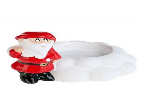 Популярный подарок на день рождения - Подсвечник для свечи-таблетки Веселый Дед Мороз в г. Мурманск