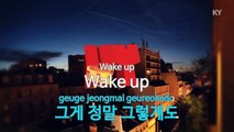 [노래방 / 반키내림] Wake Up - 김창현 (Wake Up / KARAOKE / MR / KEY -1 / No.KY65903)
