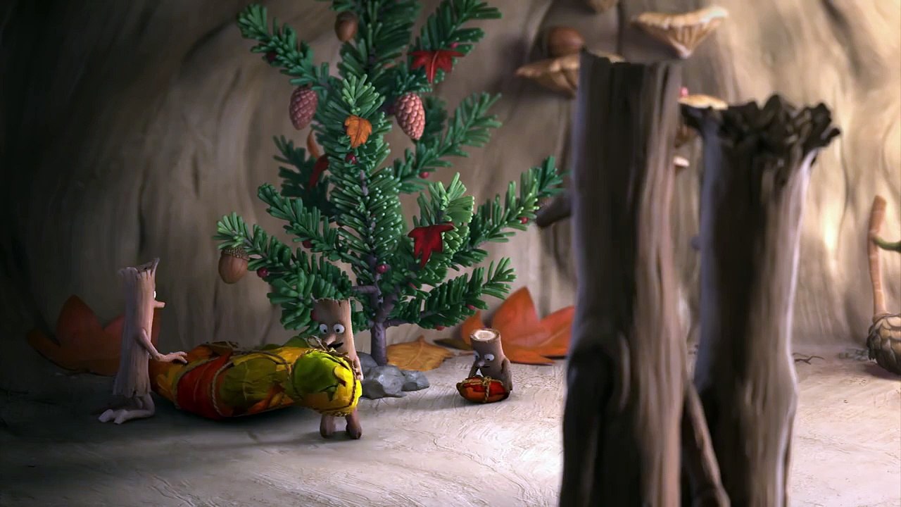 Stick familys Christmas morning - Stick Man: Preview - BBC One Christmas 2015