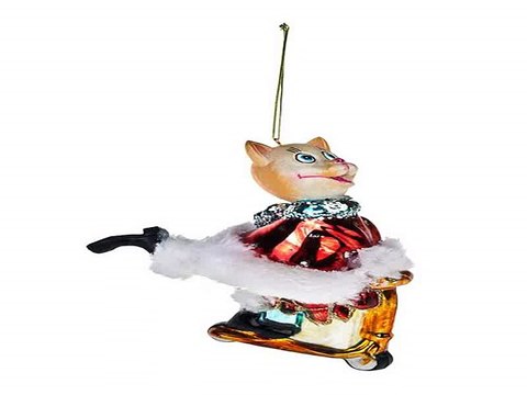 Вот это ВЕЩЬ! подарок на именины - Украшение елочное Котик в шубке в г. Ростов-на-Дону