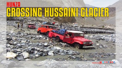 Crossing Hussaini Glacier Hunza
