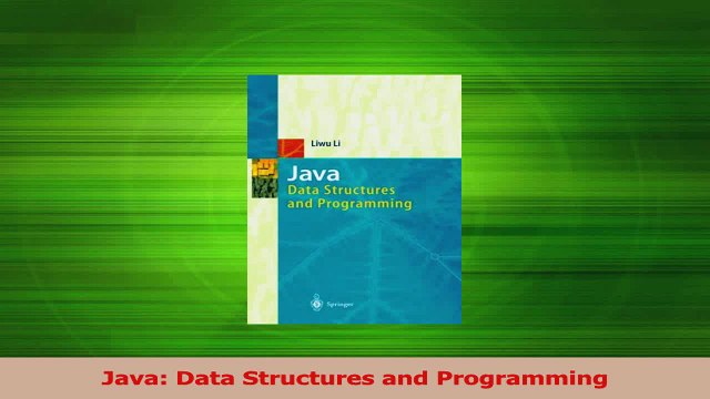 PDF Download Java Data Structures and Programming PDF Online