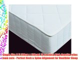 Ortho Duo Sleep 1800 Single Size (3'0 ft) Reflex Foam Mattress - FIRM Comfort - 18cm Thick