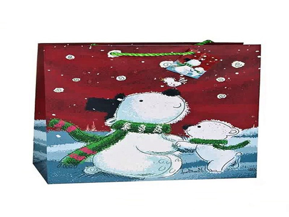 Недорогой подарок на все случаи жизни - Пакет подарочный новогодний Северные мишки в г. Астрахань