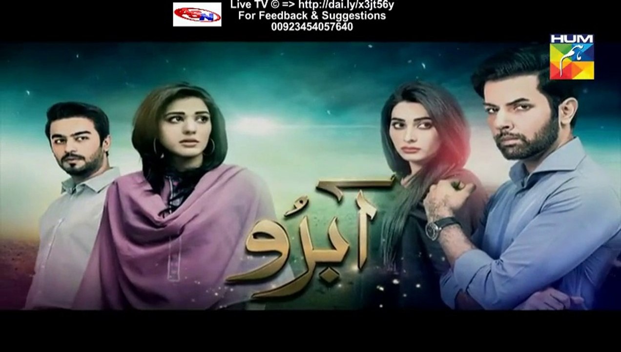 Abro Hum Tv Drama Episode 4 Full (10 January 2016)