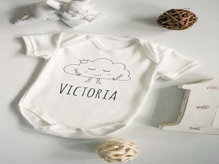 Топ 10! подарок на все случаи жизни - Боди для малыша с вашим текстом Облачко в г. Пенза