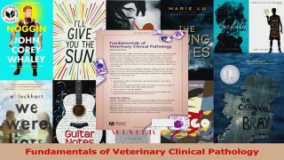 PDF Download  Fundamentals of Veterinary Clinical Pathology Download Full Ebook