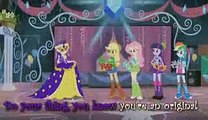 MLP- Equestria Girls - Rainbow Rocks - Shake your Tail-Lyrics on Screen_low