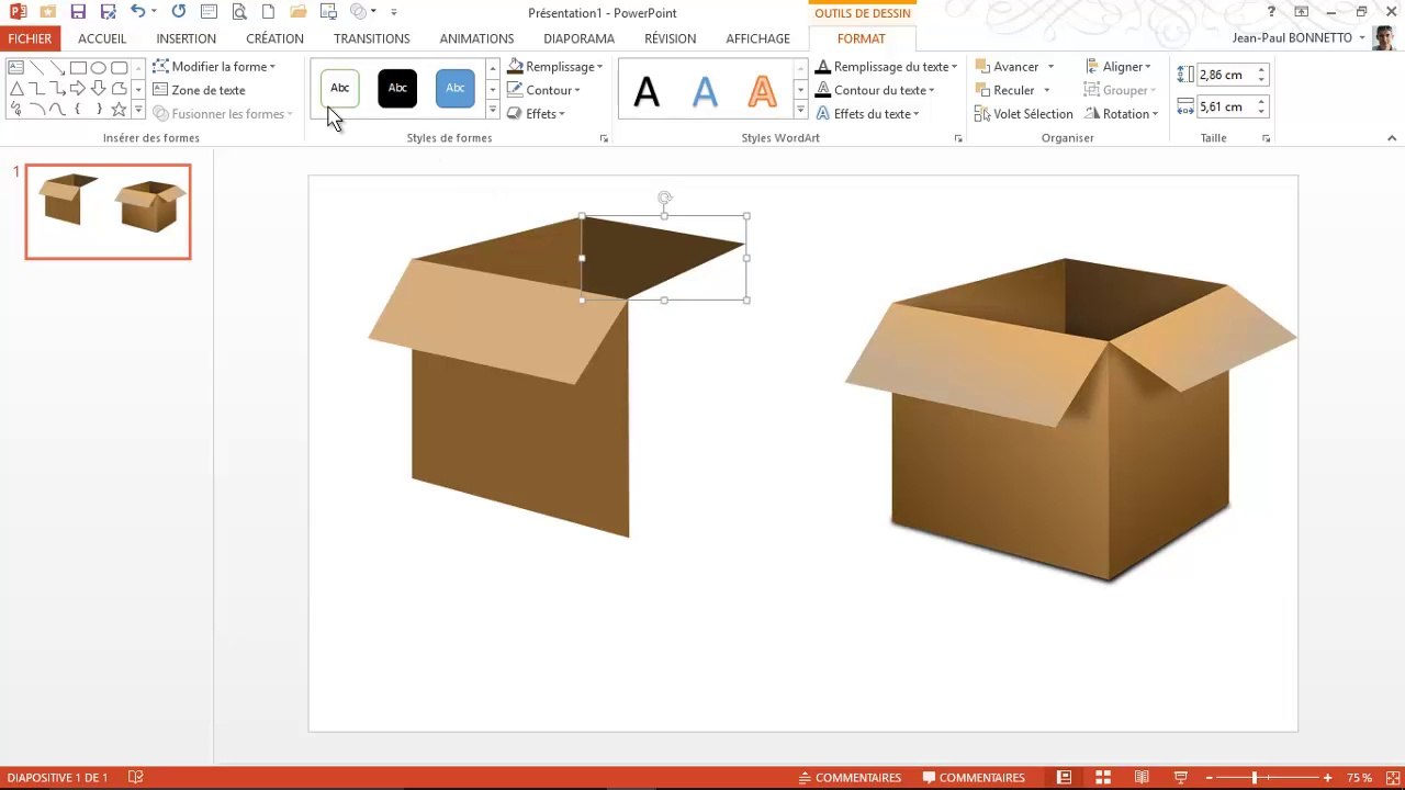PowerPoint - Comment reproduire des objets de type image