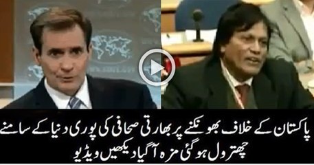 Indian Journalist embarrassed in USA For Speaking Against Pakistan