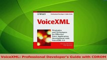 PDF Download  VoiceXML Professional Developers Guide with CDROM Download Online