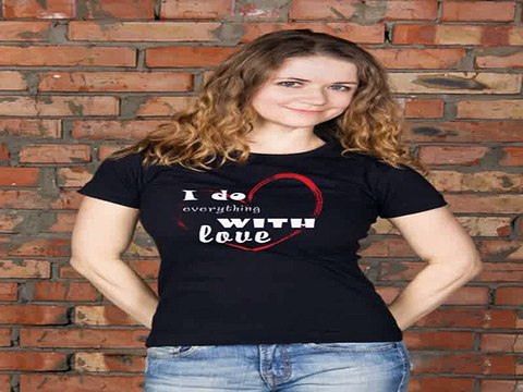 Самый популярный подарок на все случаи жизни - Футболка женская с вашим текстом With love в г. Пенза