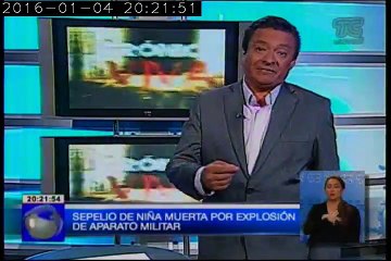Crónica Viva -  Fue enterrada la niña que murió tras jugar con explosivo militar en Ancón provincia de Santa Elena