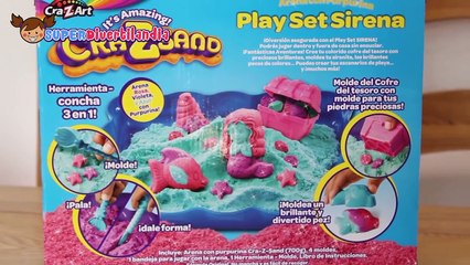 Arena de Modelar con Purpurina. Peces, sirenitas y tesoros. CraZsand!