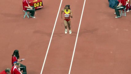 Oops! moment of a female triple jumper, Nuth Ndoumbe