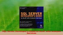 PDF Download  SQL Server Developers Guide to OLAP with Analysis Services Read Online