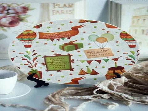 Роскошный и недорогой подарок на именины - Тарелка декоративная с вашим текстом С днем Рождения! в г. Ставрополь