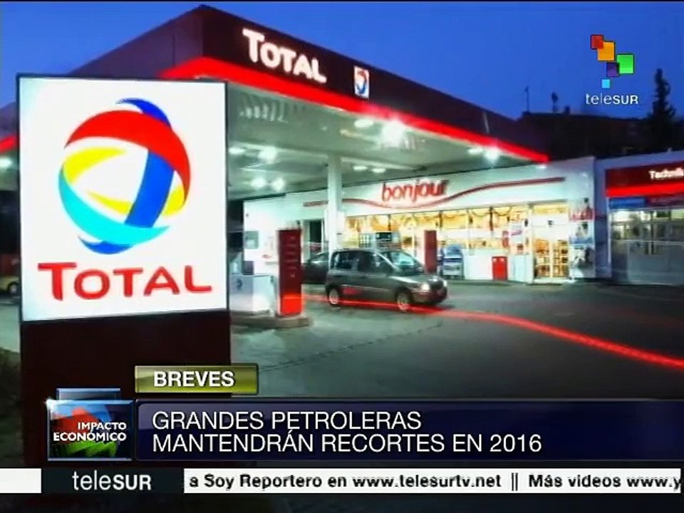 Empresas petroleras continuarán con recortes durante 2016