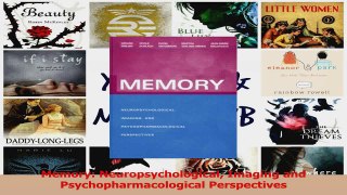 PDF Download  Memory Neuropsychological Imaging and Psychopharmacological Perspectives Read Full Ebook
