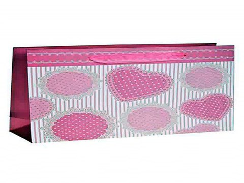 Недорогой подарок на именины - Пакет подарочный Зефирные сердца в г. Сургут