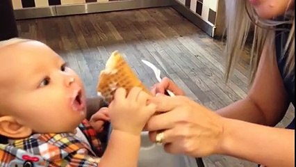The Stages Of Eating Ice Cream As Told By Babies