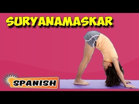 Surya Namaskar | Yoga para principiantes | Yoga For Kids Complete Fitness | About Yoga in Spanish