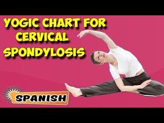 Yoga para la espondilosis cervical | Yoga For Cervical Spondylosis | Benefits of Chart in Spanish