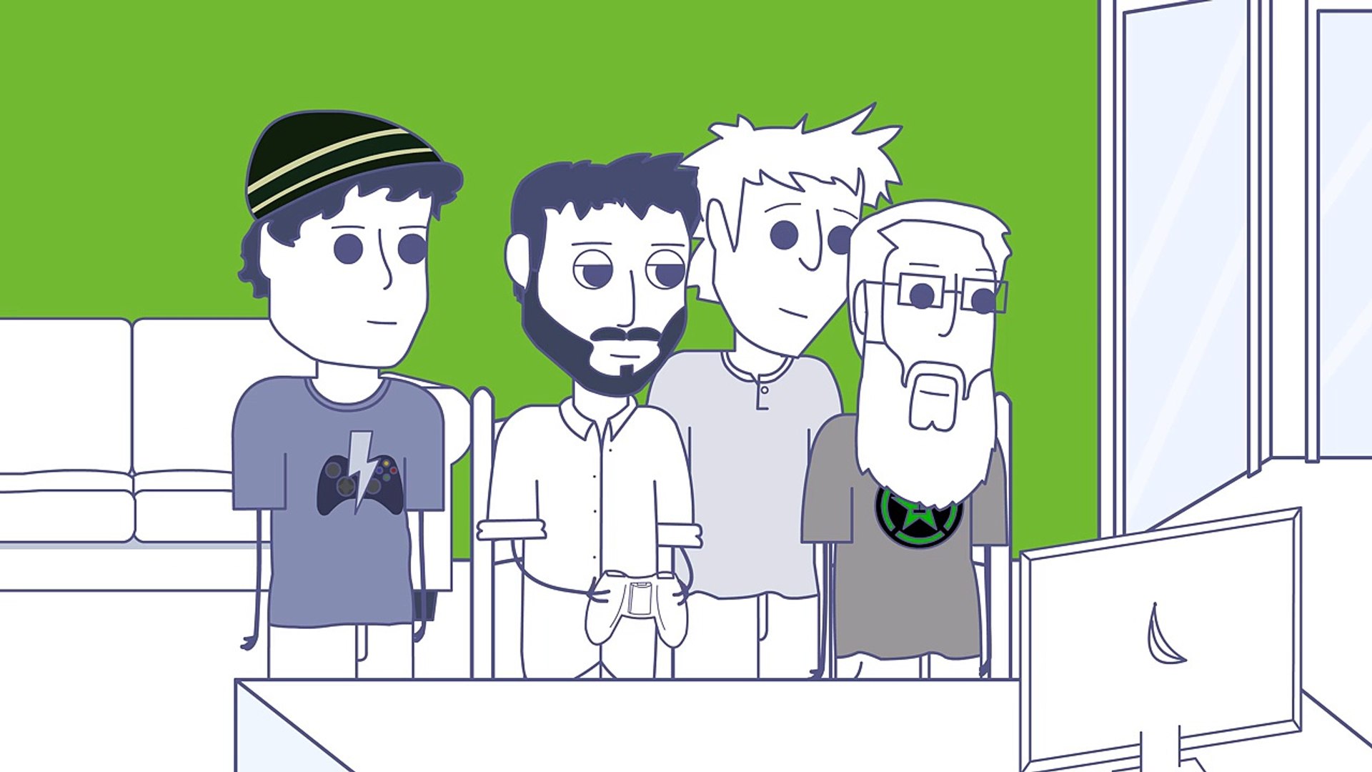 Forgetful Thanks, Black Hallway - Rooster Teeth Animated Adventures 4K