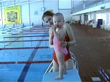 Baby Swimming  (Arabel - 1 year and 9 months old swimming in the Aura Centre)