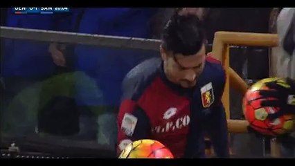 Roberto Soriano Goal - Genoa 0-1 Sampdoria - 05-01-2016