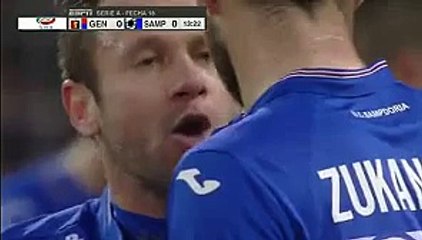 Mattia Perin Amazing Save Genoa 0-1 Sampdoria 05.01.2016 HD