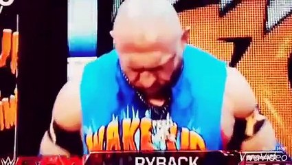 Wwe 01-4-15 Ryback vs big show - WYATT FAMILY ATTACK!!!!!!!!!