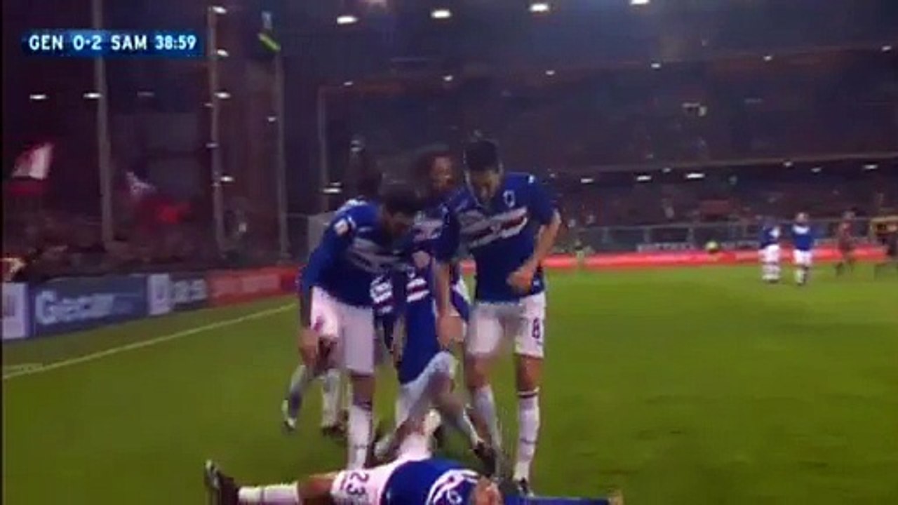 Goal Eder - Genoa 0-2 Sampdoria (05.01.2016) Serie A