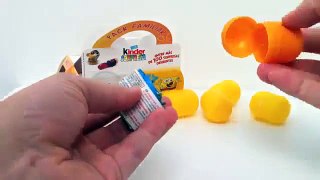 Kinder Überraschung SpongeBob Kinder Surprise Egg Unboxing - kidstvsongs Mickey