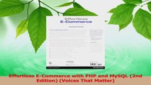 PDF Download  Effortless ECommerce with PHP and MySQL 2nd Edition Voices That Matter PDF Online