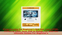 PDF Download  Programming For Beginners Box Set Learn HTML HTML5  CSS3 Java PHP  MySQL C With the Download Online