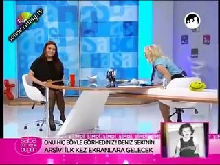 Deniz Seki Etek Sıyırıp Bacak Göstermek